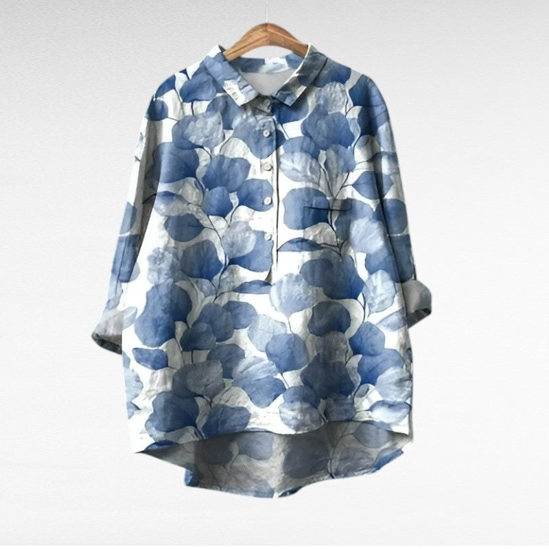 Isabella - Blouse d'été en lin élégante