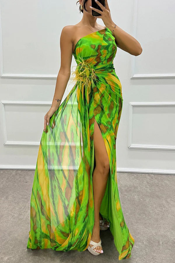 Wendy - Robe Drapée Vibrante