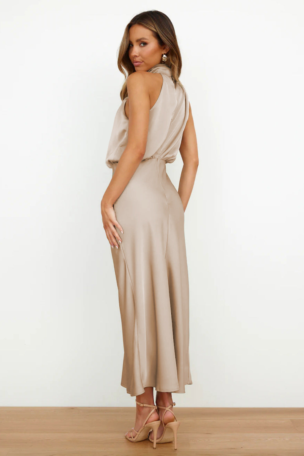 Robe drapée Anna - Quentin Sahara