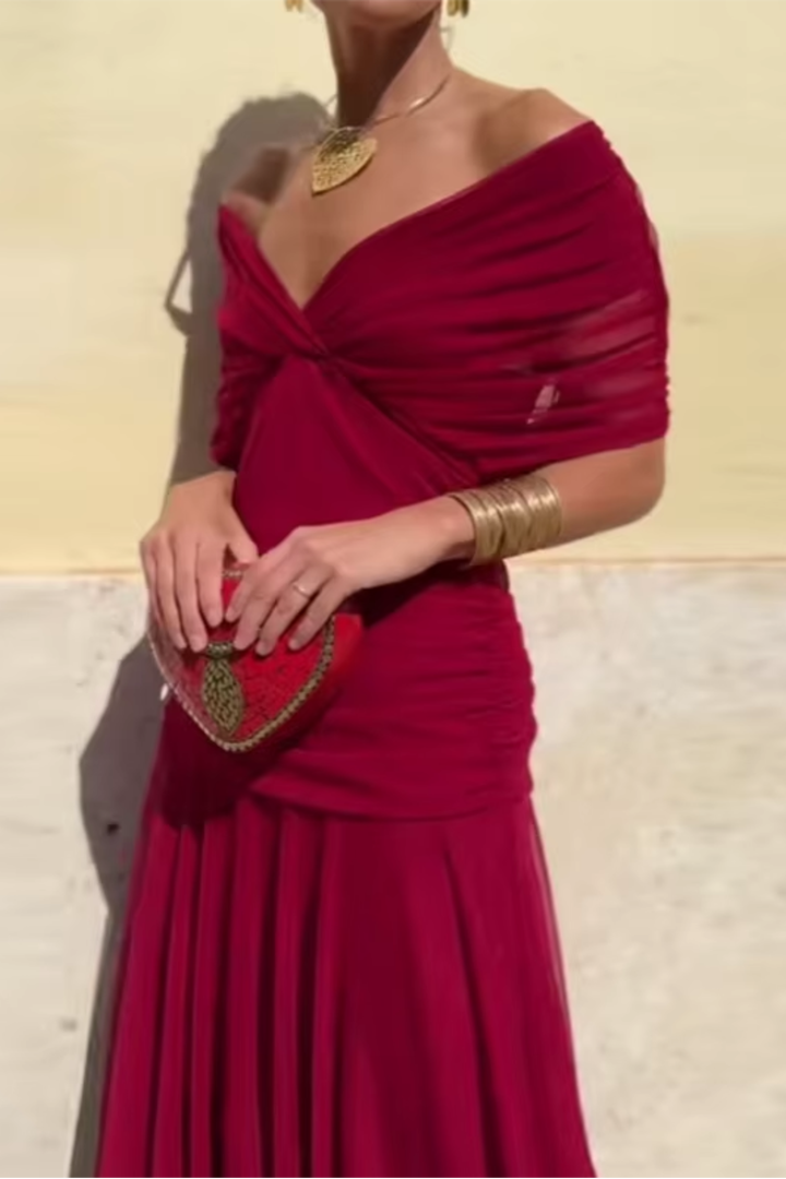 Emma - Robe de Soirée Maxi Élégante