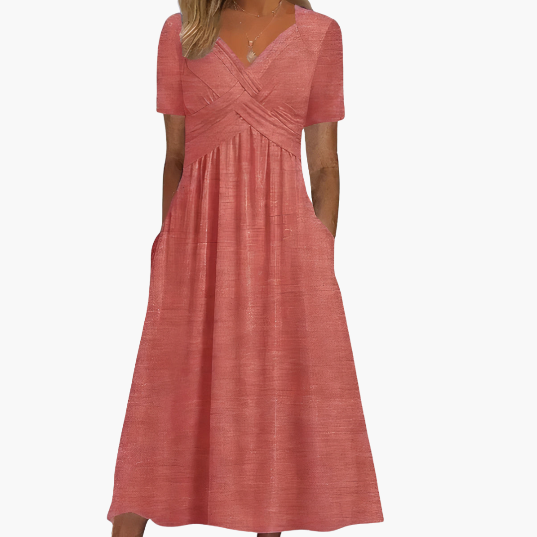 Allison | Robe V-Neck Confortable