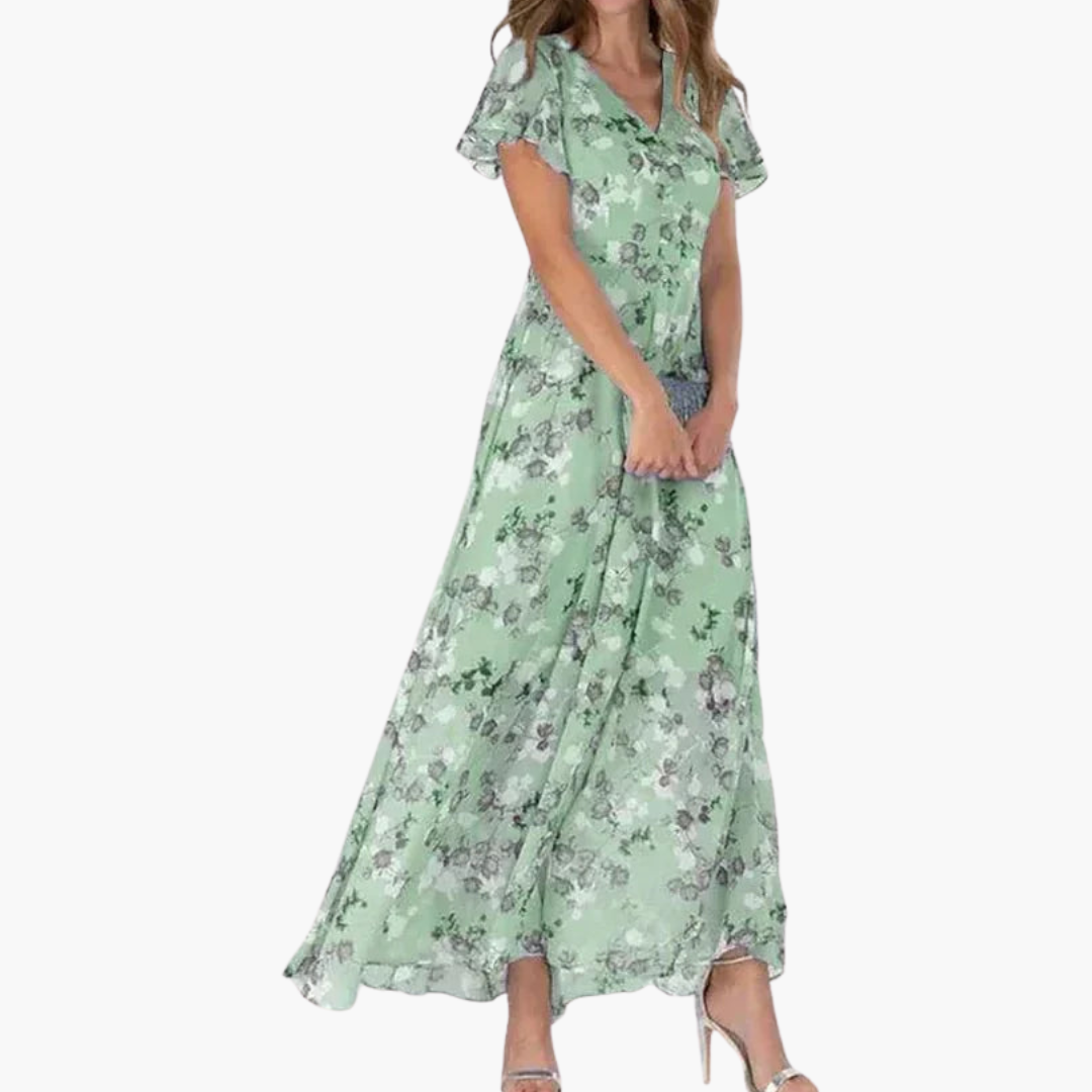 Natalie | Robe Maxi Fleurie