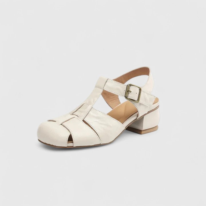 Madella – Sandales en cuir élégantes avec talon bloc