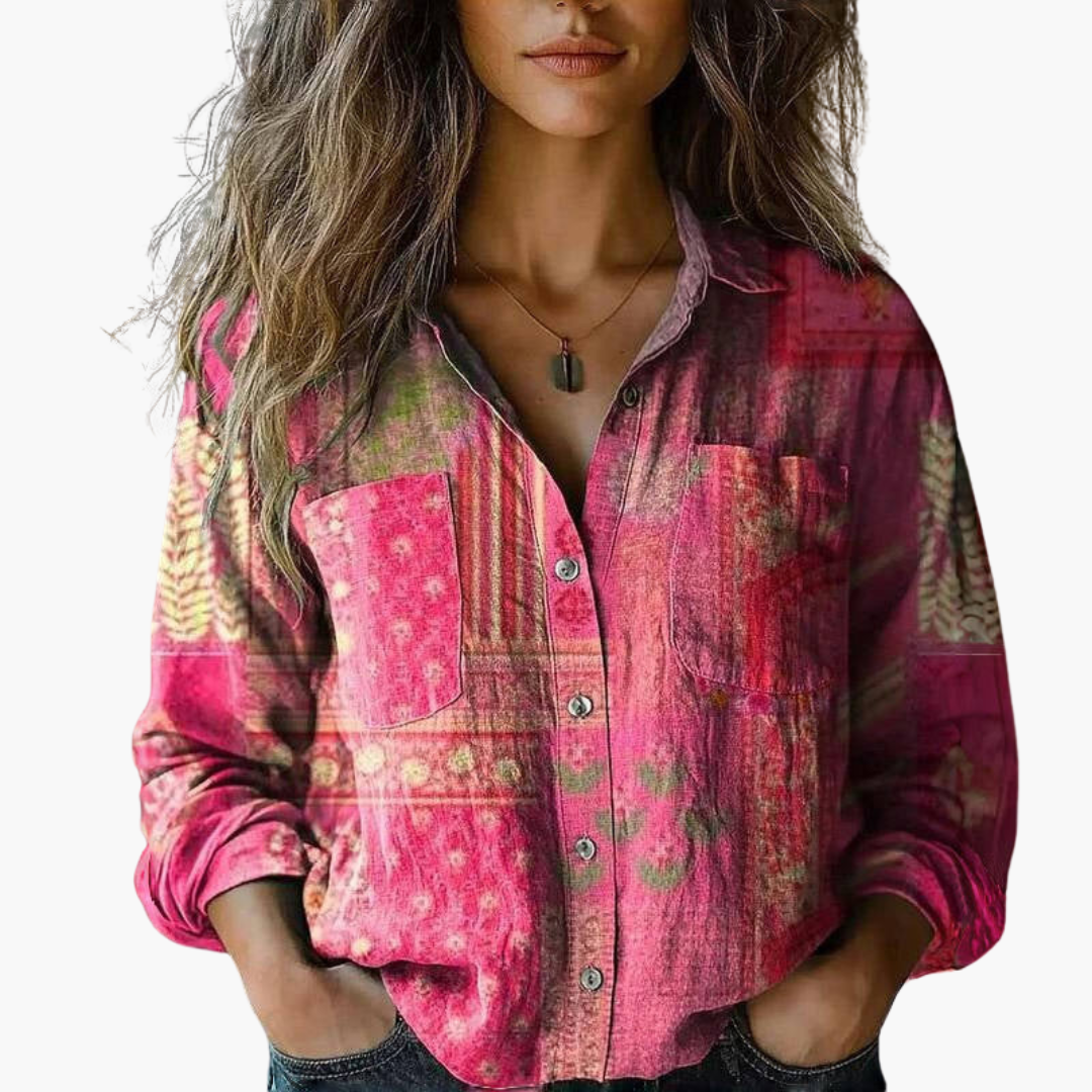 Bella | Blouse Imprimée Vintage