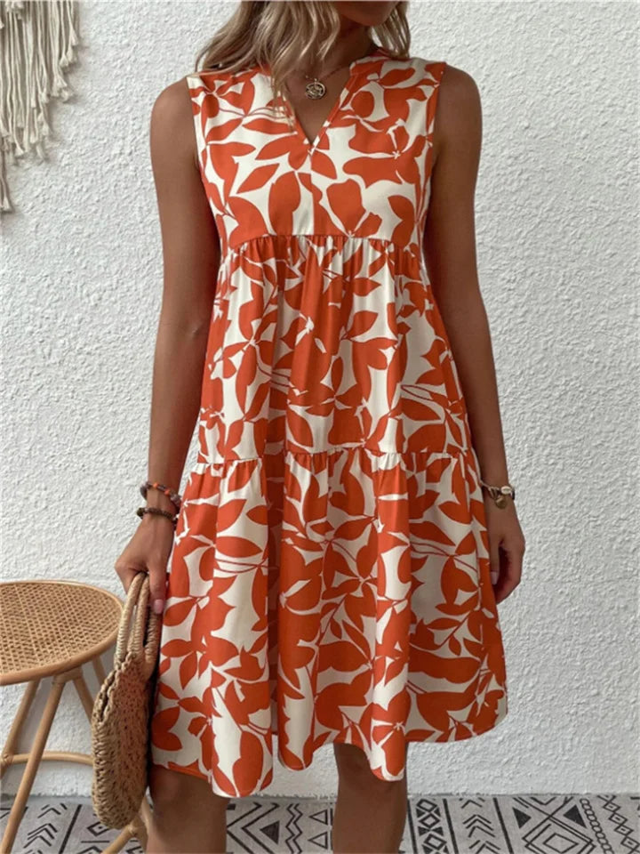 Alyana - Robe Midi Fleurie Fluide