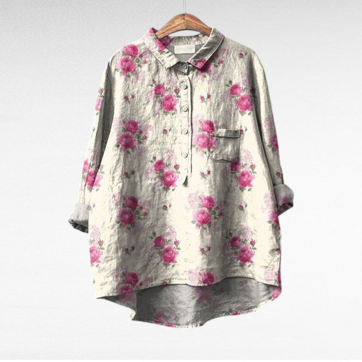 Lala - Blouse d'été en lin élégante