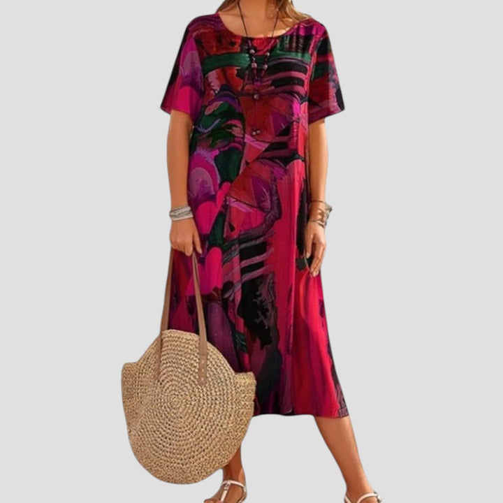 Teressa – Robe Midi D'été Fluide