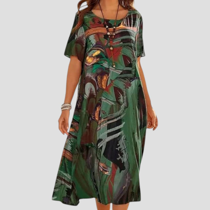 Teressa – Robe Midi D'été Fluide