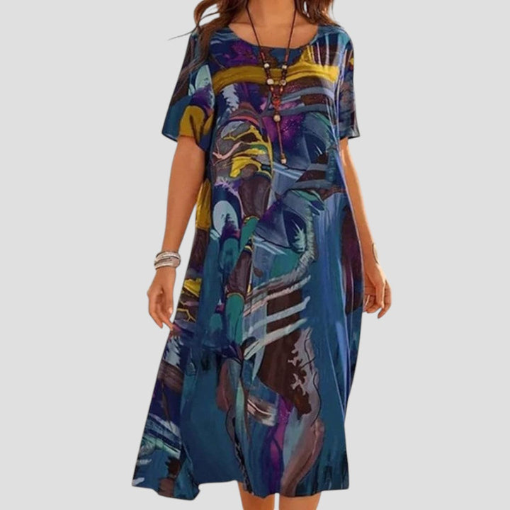 Teressa – Robe Midi D'été Fluide