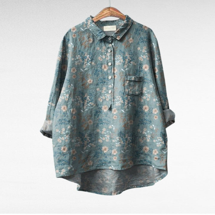 Lala - Blouse d'été en lin élégante