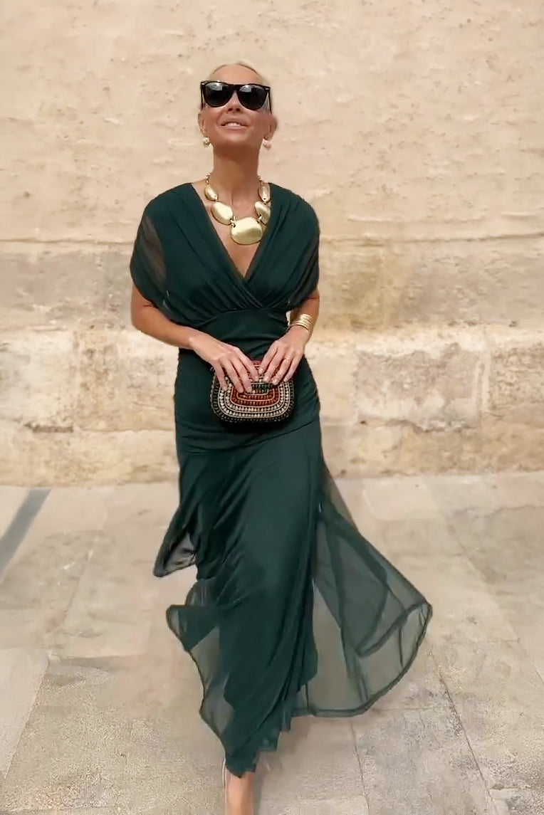 Emma - Robe de Soirée Maxi Élégante