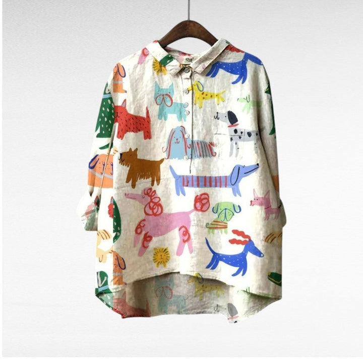 Ola - Blouse d'été en lin élégant