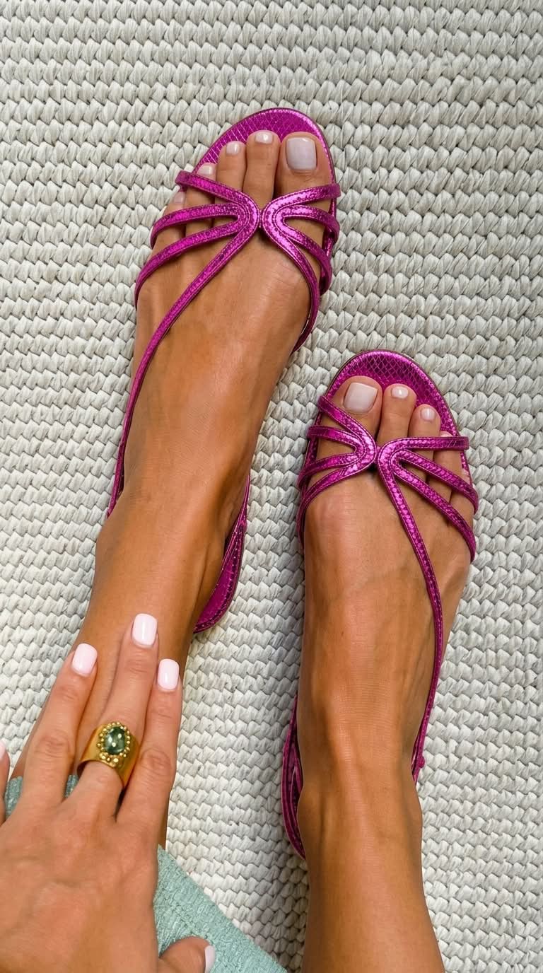 Sandra - Sandales Élégance d'Été Dorée
