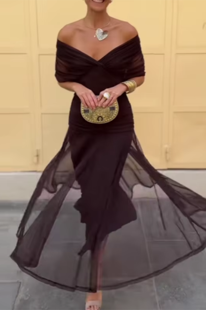 Emma - Robe de Soirée Maxi Élégante