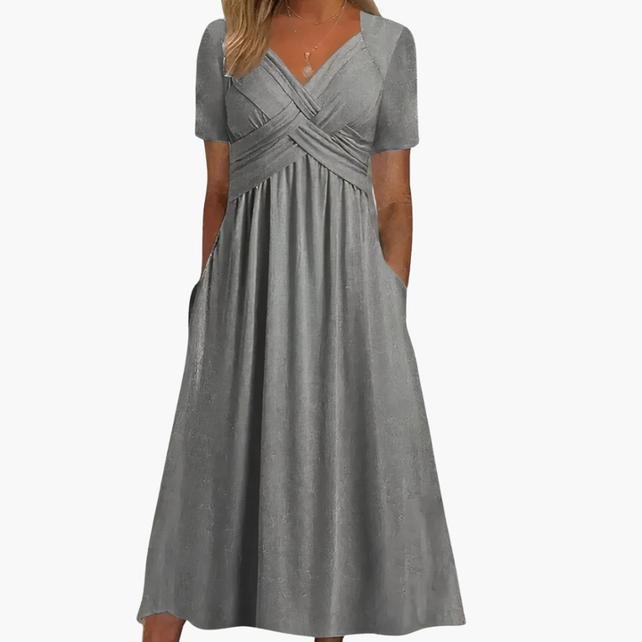 Allison | Robe V-Neck Confortable