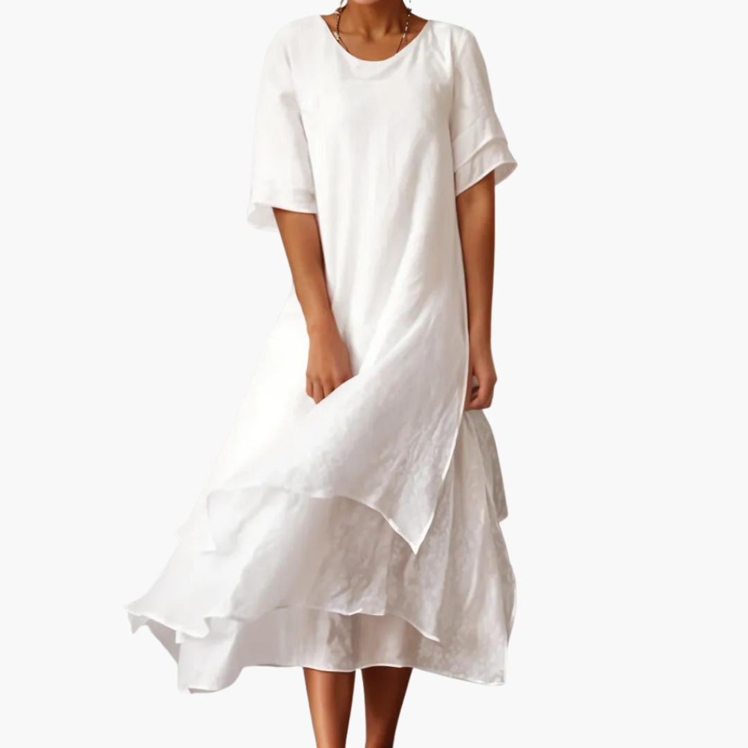 Leah | Robe Longue Élégante