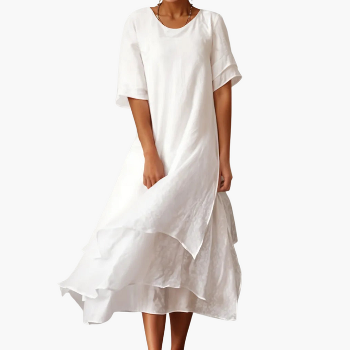 Leah | Robe Longue Élégante