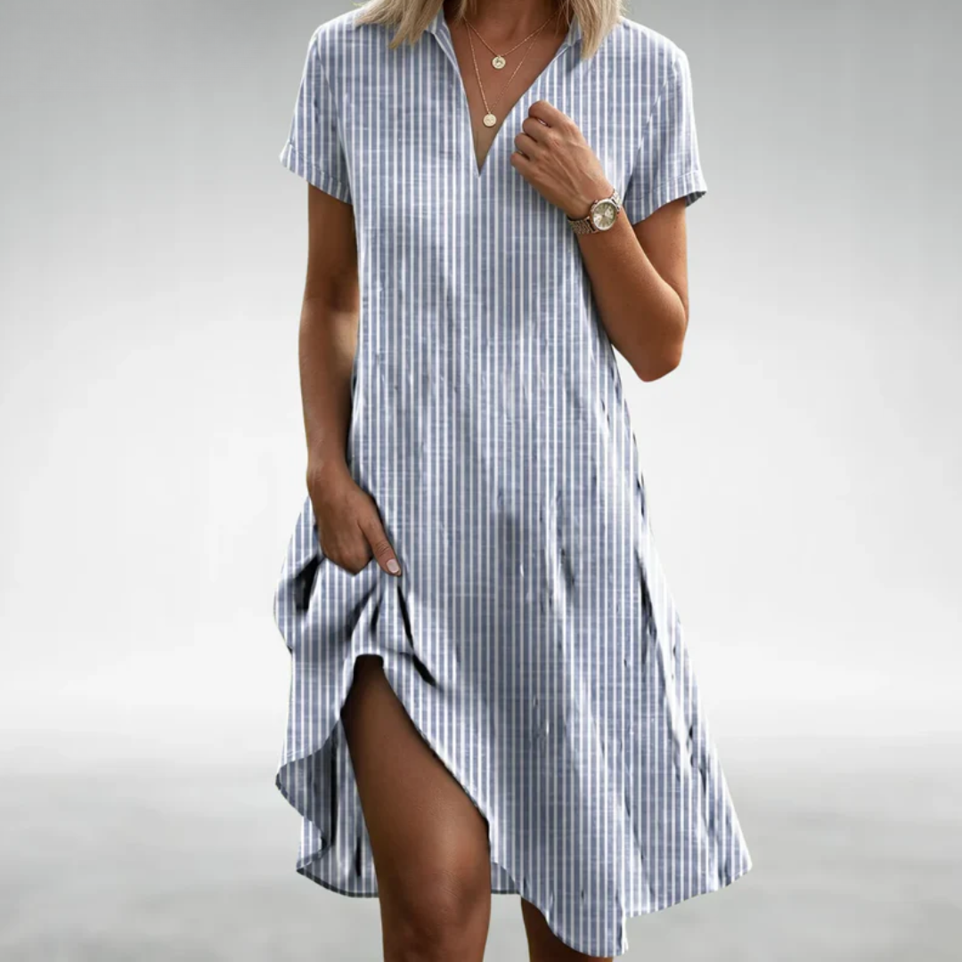Marlie - Robe Midi Florale Légère