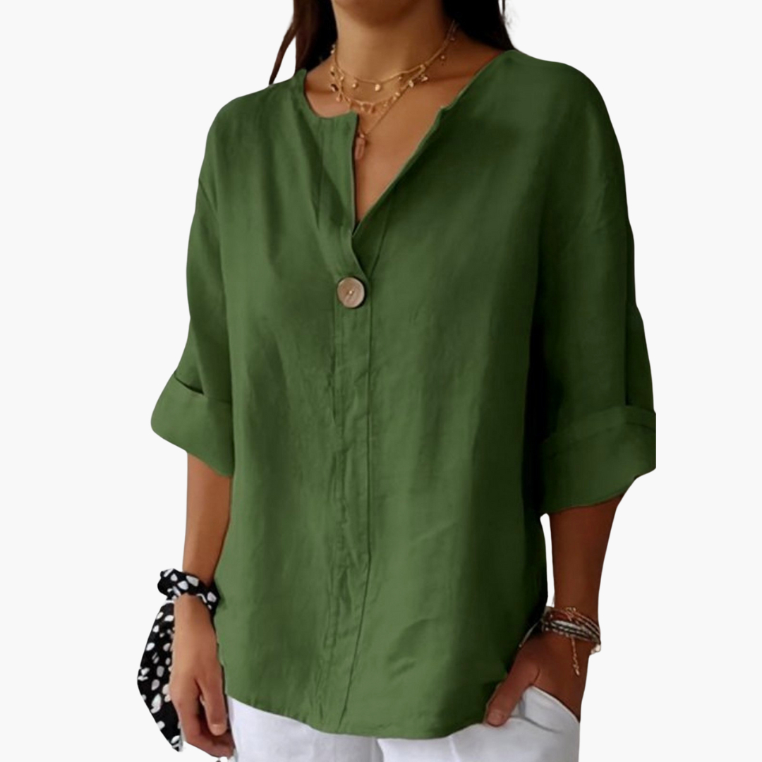 Lucy | Blouse décontractée à col en V
