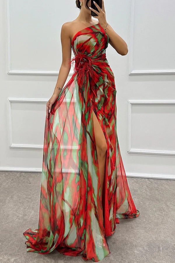 Wendy - Robe Drapée Vibrante