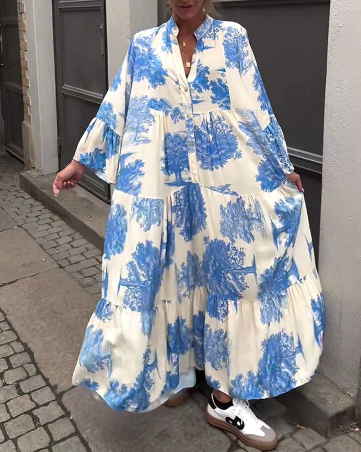 Lena - Robe élégante à coupe fluide