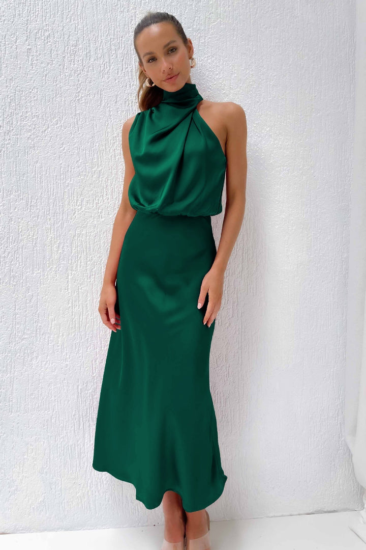 Robe drapée Anna - Quentin Sahara