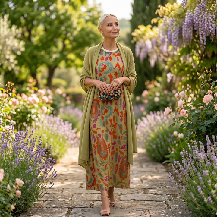 Brielle - Robe Imprimée Élégante