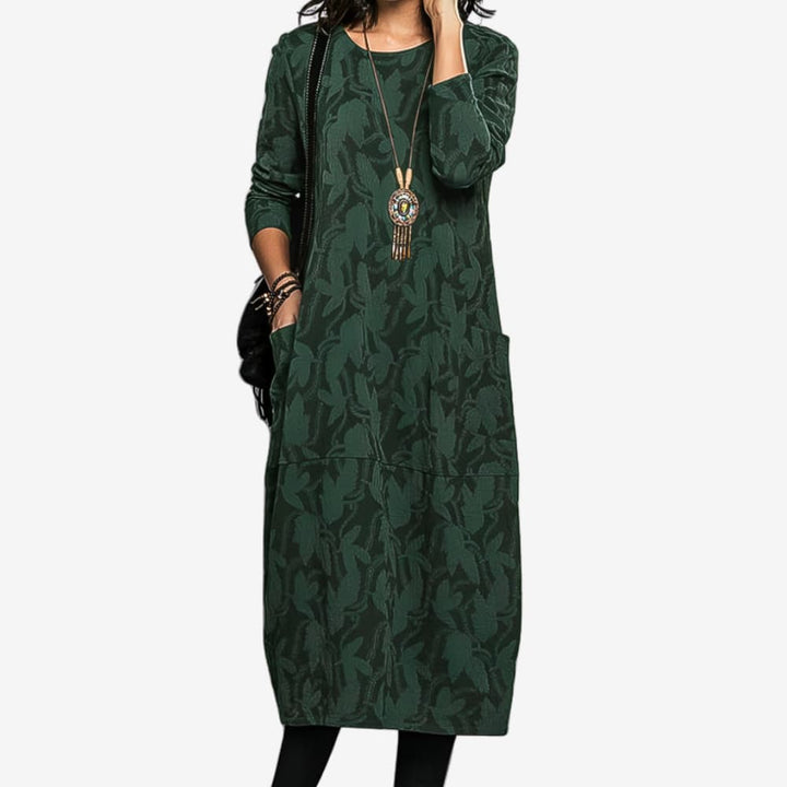 Martha | Robe d'Hiver Décontractée avec Col Rond