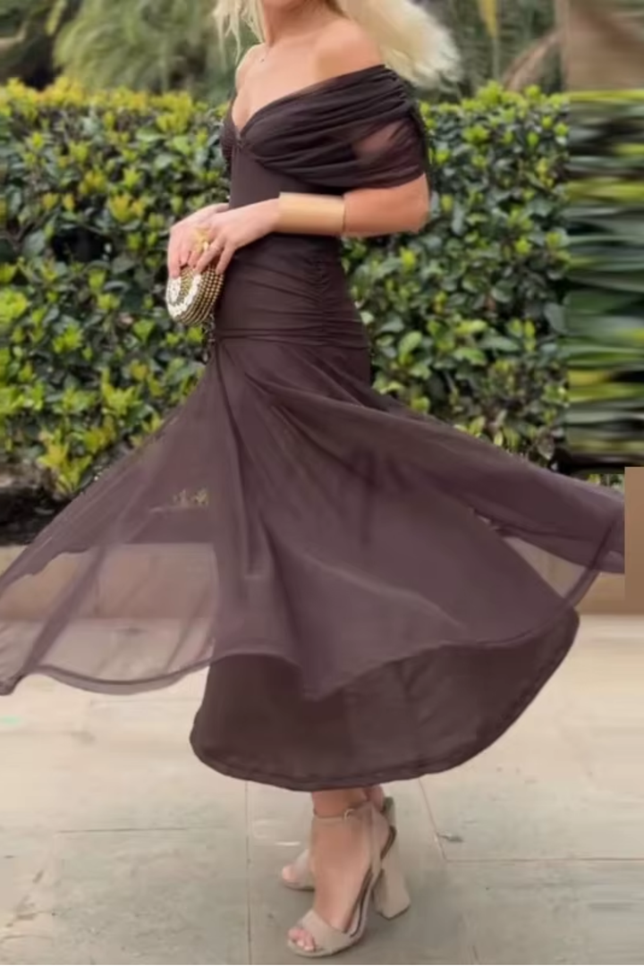 Emma - Robe de Soirée Maxi Élégante