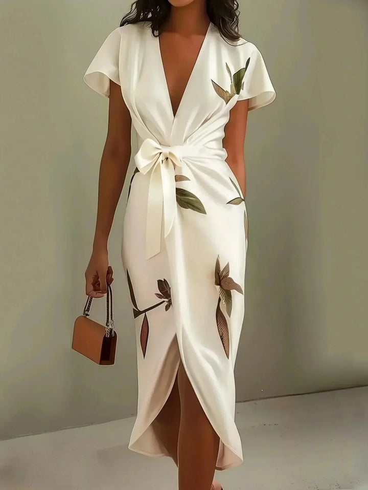 Thérèse - Robe Wrap Élégante