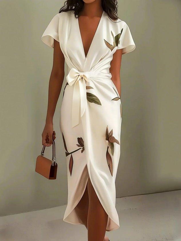 Thérèse - Robe Wrap Élégante