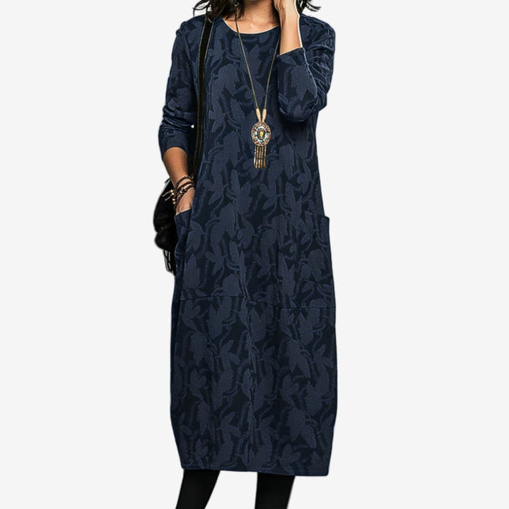 Martha | Robe d'Hiver Décontractée avec Col Rond