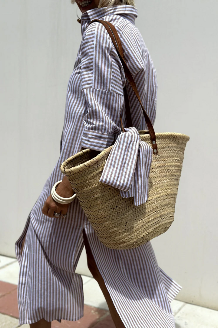 Lucenda - Robe d'Élégance Estivale Sans Rides
