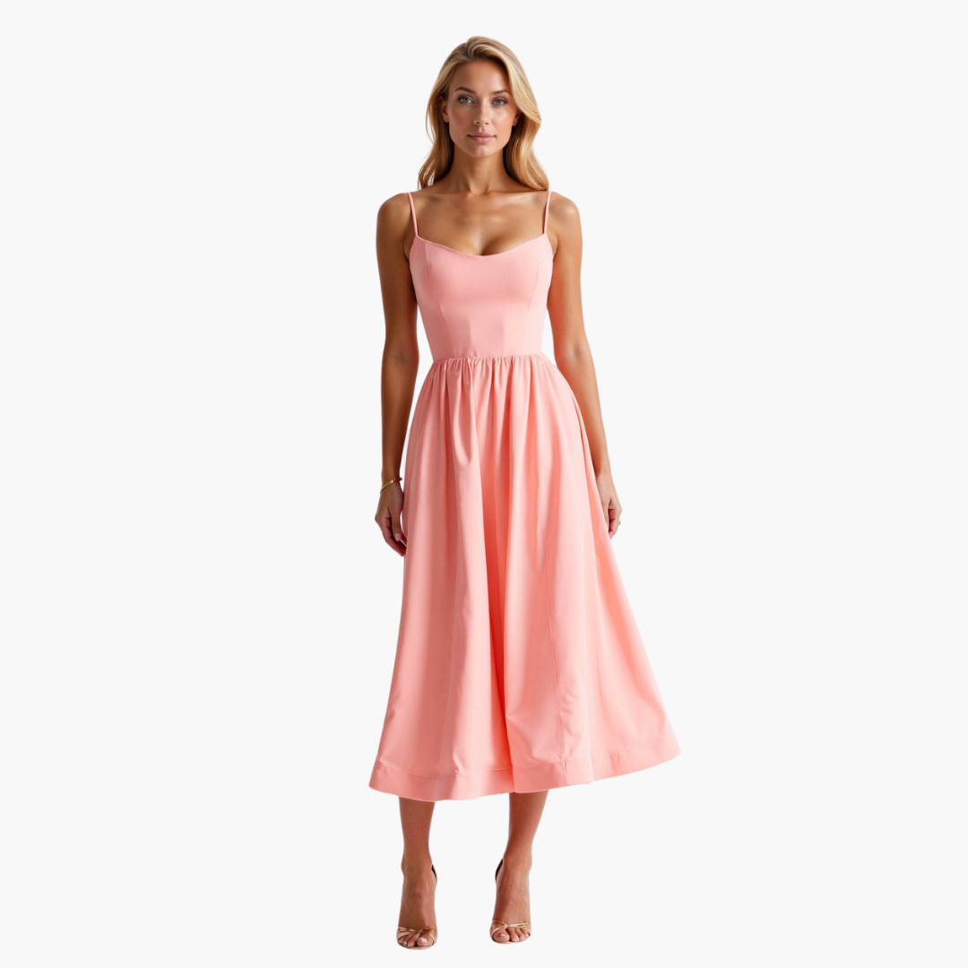Isabella | Robe Midi Fluide