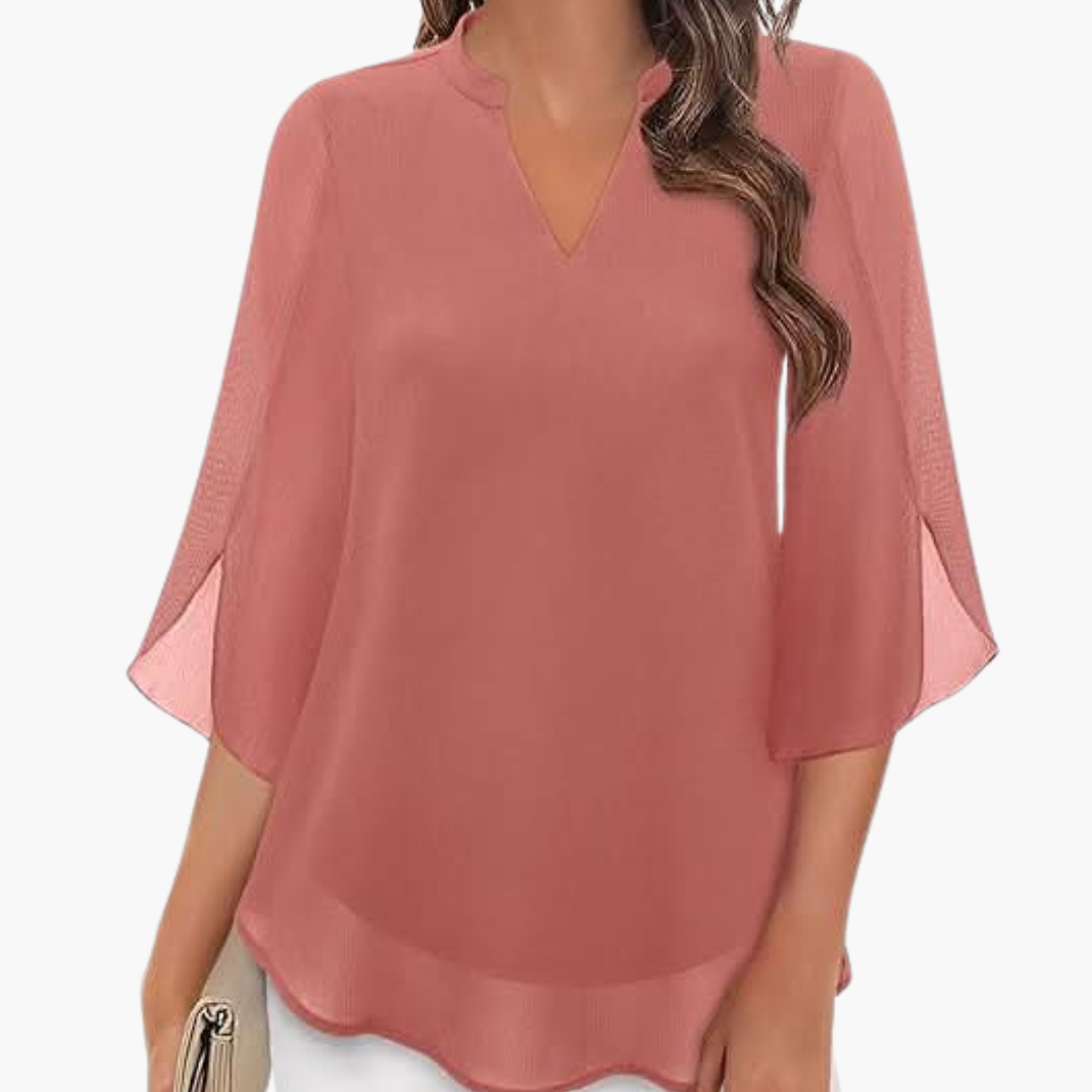 Georgia | Blouse Superposée Élégante