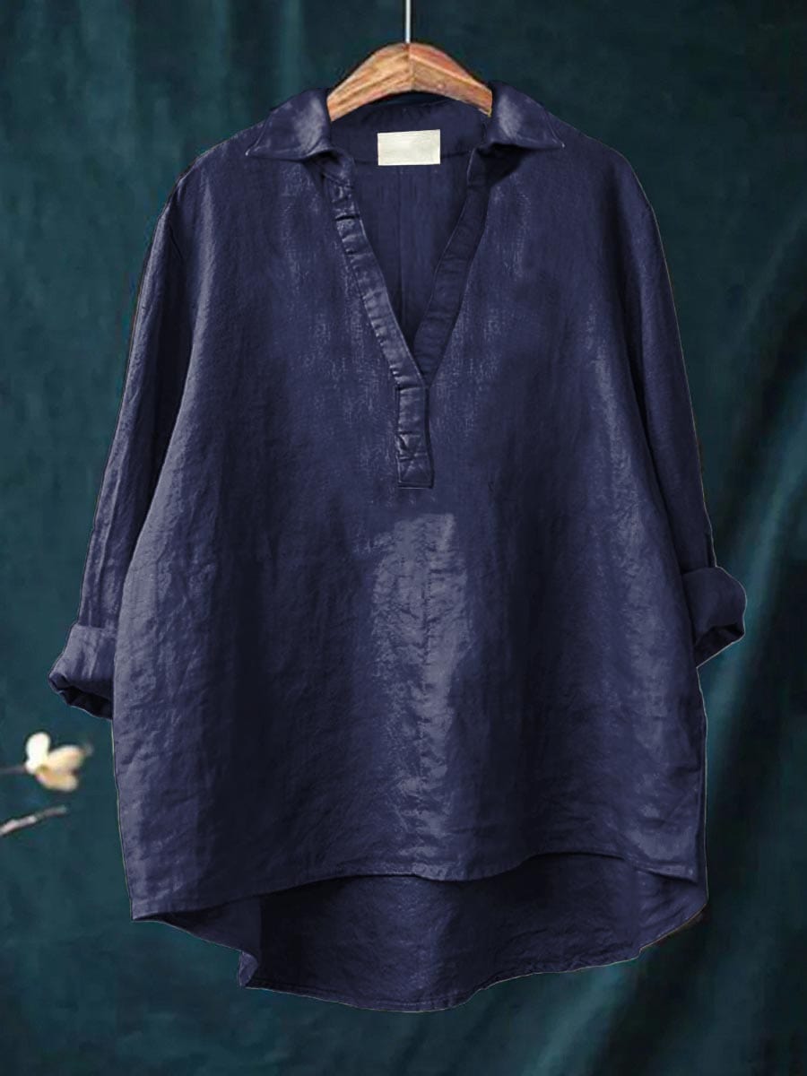 Charlotte - Blouse d'été élégante en lin
