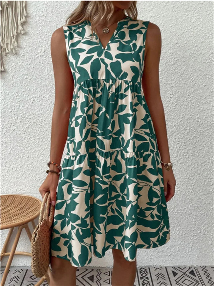 Alyana - Robe Midi Fleurie Fluide