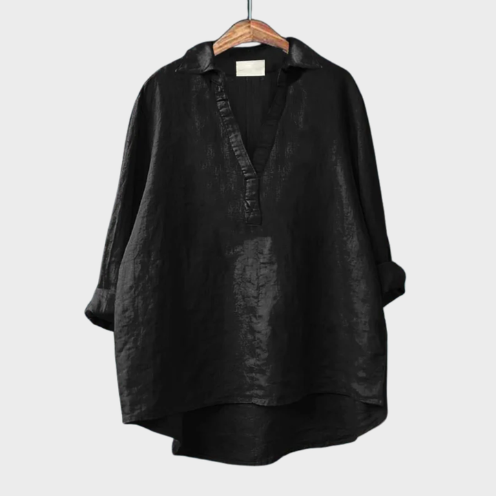 Charlotte - Blouse d'été élégante en lin