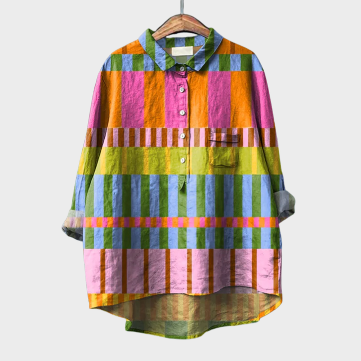 Lynn - Blouse d'été en lin élégante