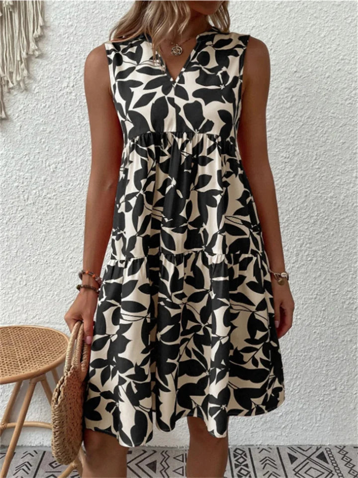 Alyana - Robe Midi Fleurie Fluide