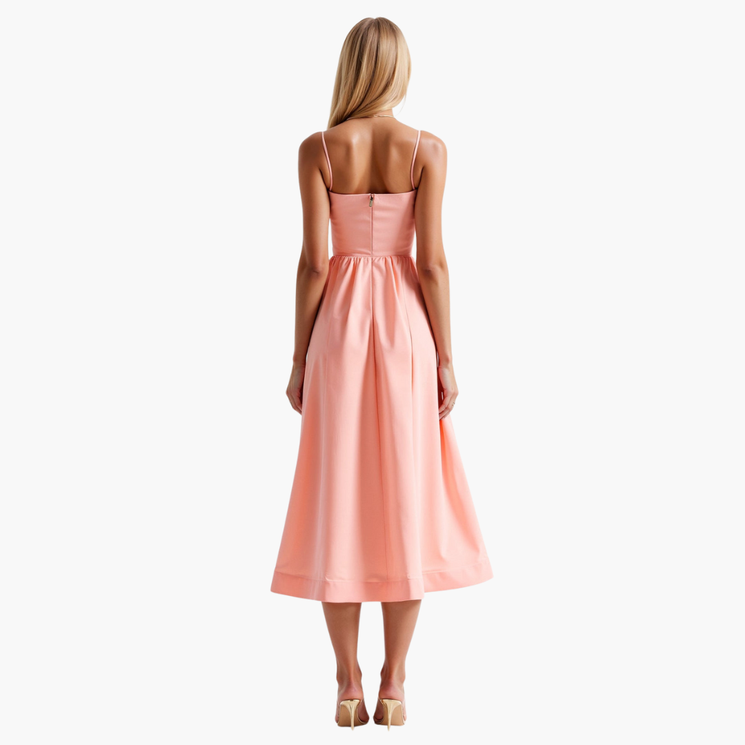 Isabella | Robe Midi Fluide