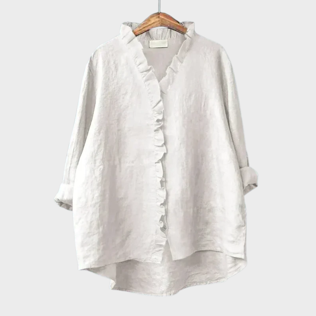 Lani - Blouse d'été en lin élégante