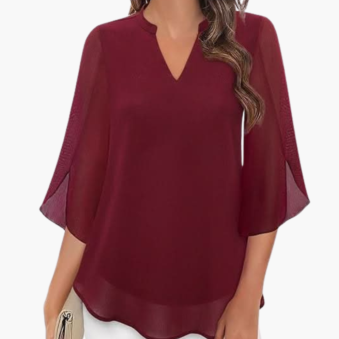 Georgia | Blouse Superposée Élégante