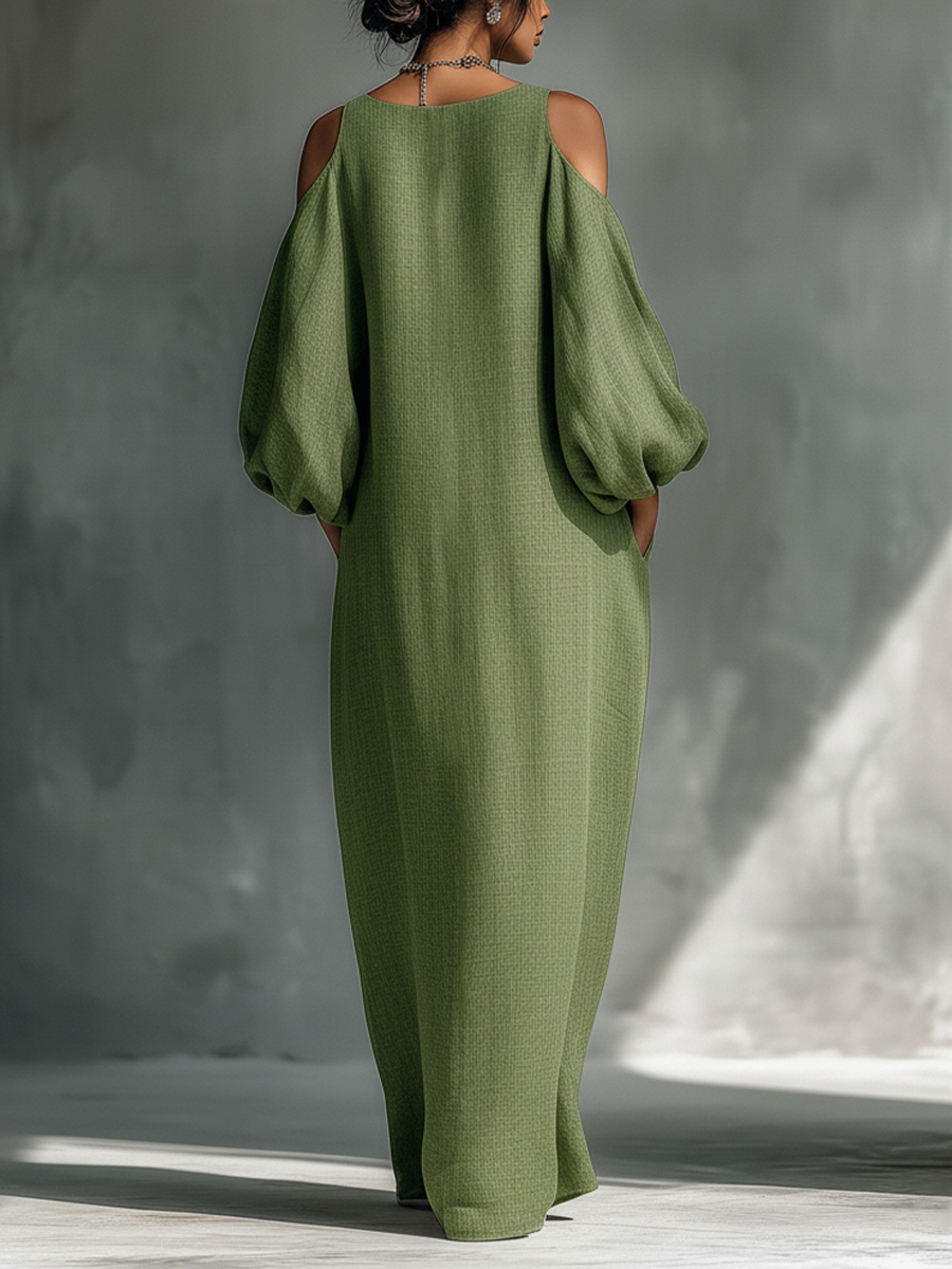 Sharlyn - Robe Maxi à Épaules Dégagées