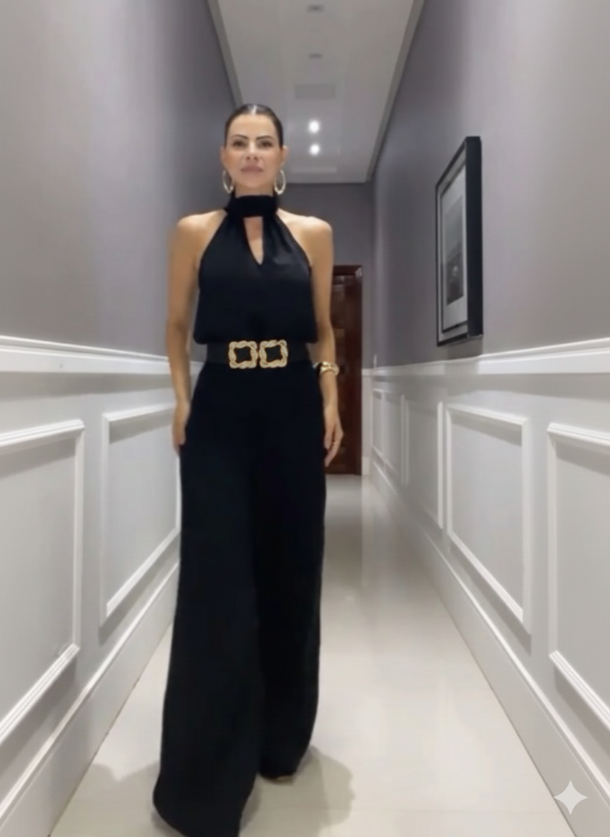 Aina - Combinaison élégante à jambes larges