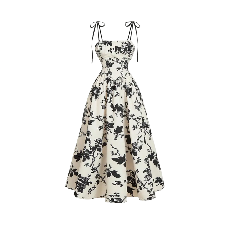 Abegail - Robe à bretelles florale