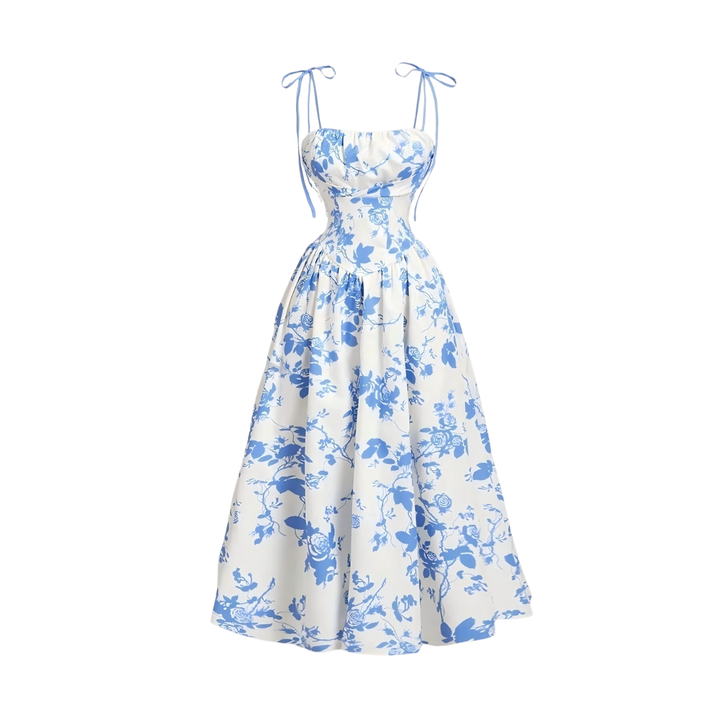 Abegail - Robe à bretelles florale