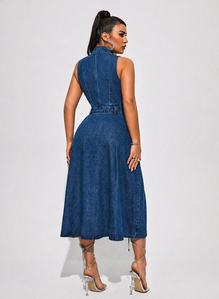 Jela - Robe Gilet à Devant Ouvert