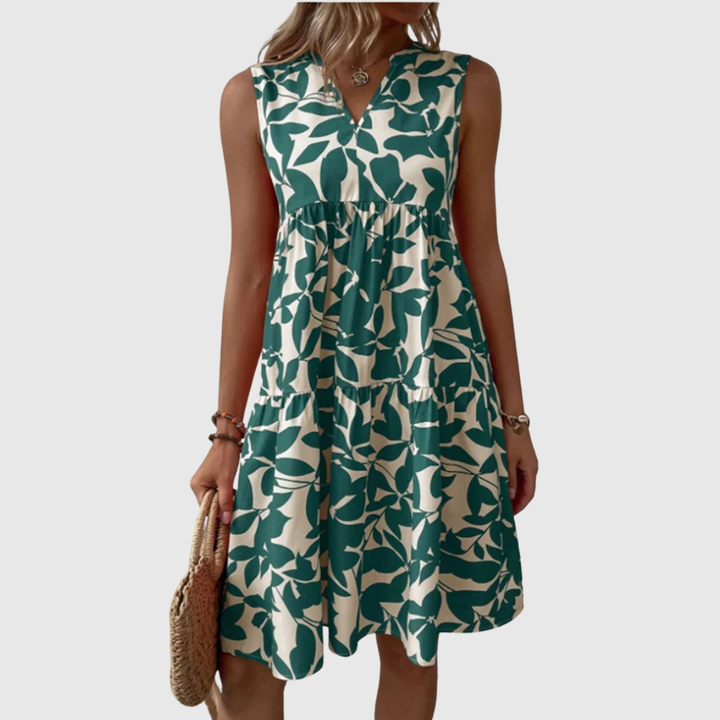 Alyana - Robe Midi Fleurie Fluide