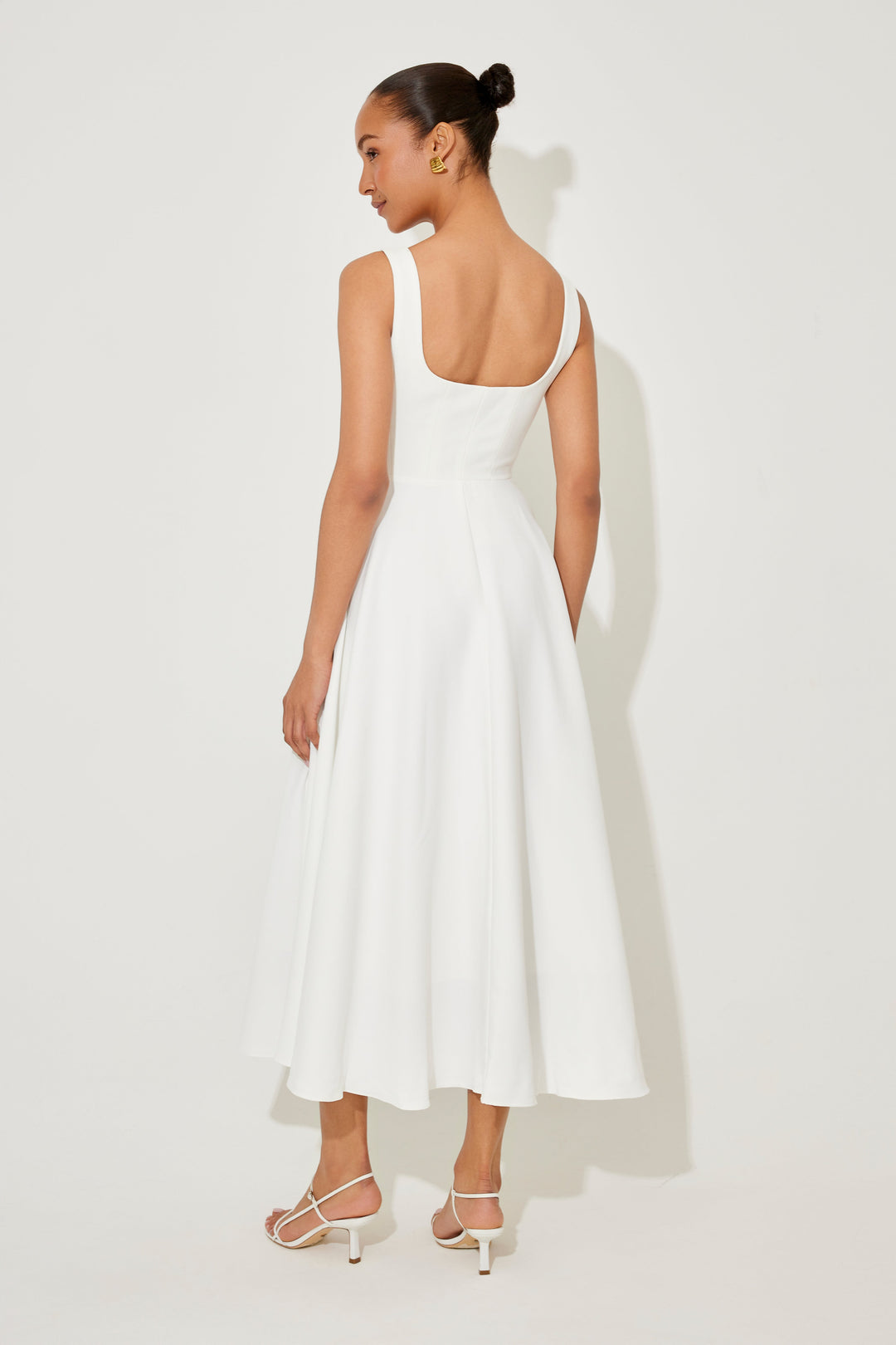 Leah - Robe Midi Flottante Intemporelle